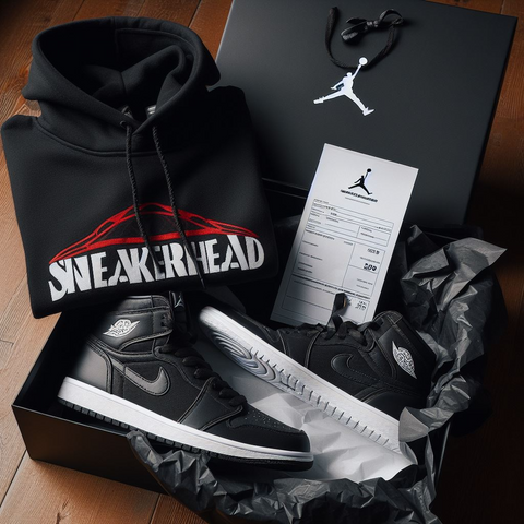 men's sneakerhead gift wrapping idea