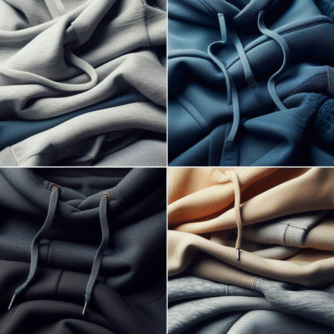 different fabrics for sweatsuits, cotton, polyester, blend