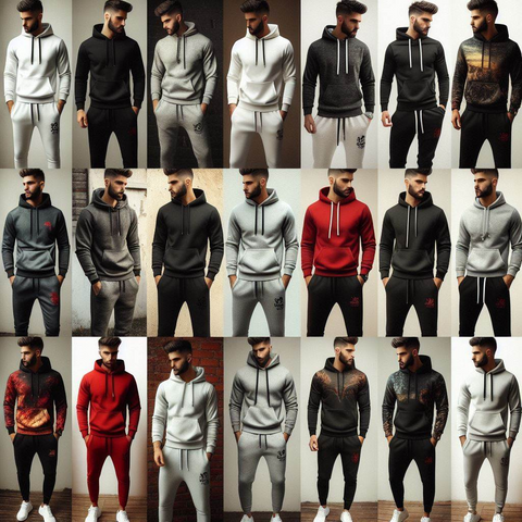 sweatsuits in various styles