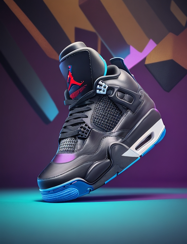 Jordan 4 Retro Custom Ai Illustration