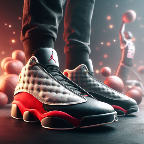 air jordan retro 13 breds and men's joggers