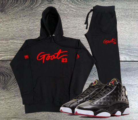 Goat 23 Hoodie and Joggers To Match Air Jordan 13