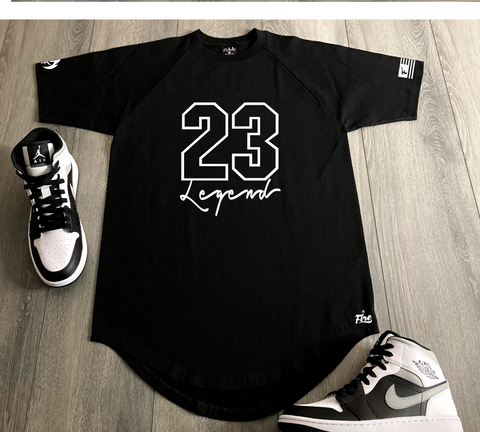 23 Tee To Match Air Jordan 1 Retro Black White