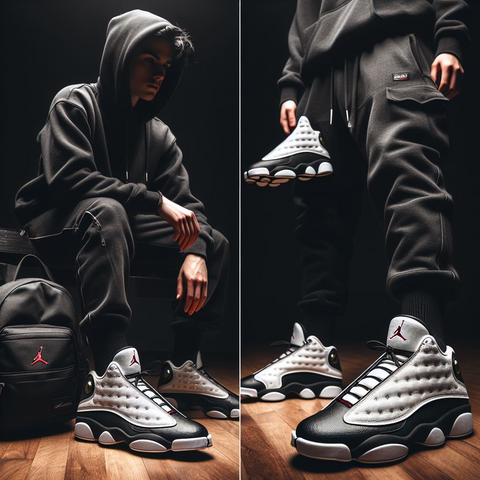 Black Tracksuit To Match Sneakers