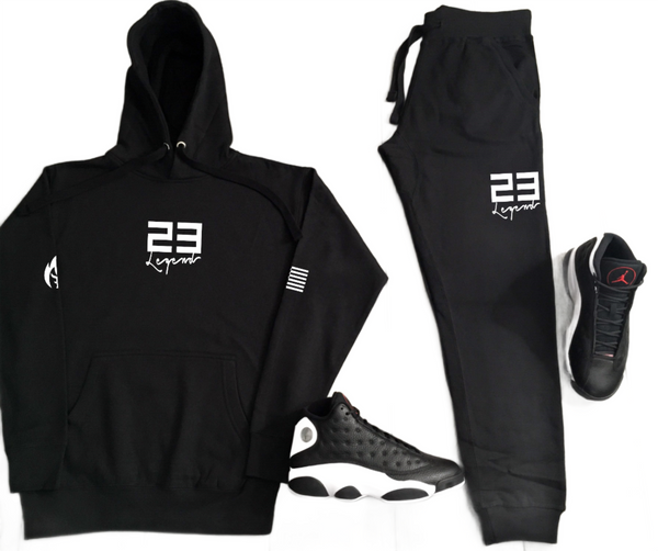 23 Legend Track Suit Black \u0026 White 