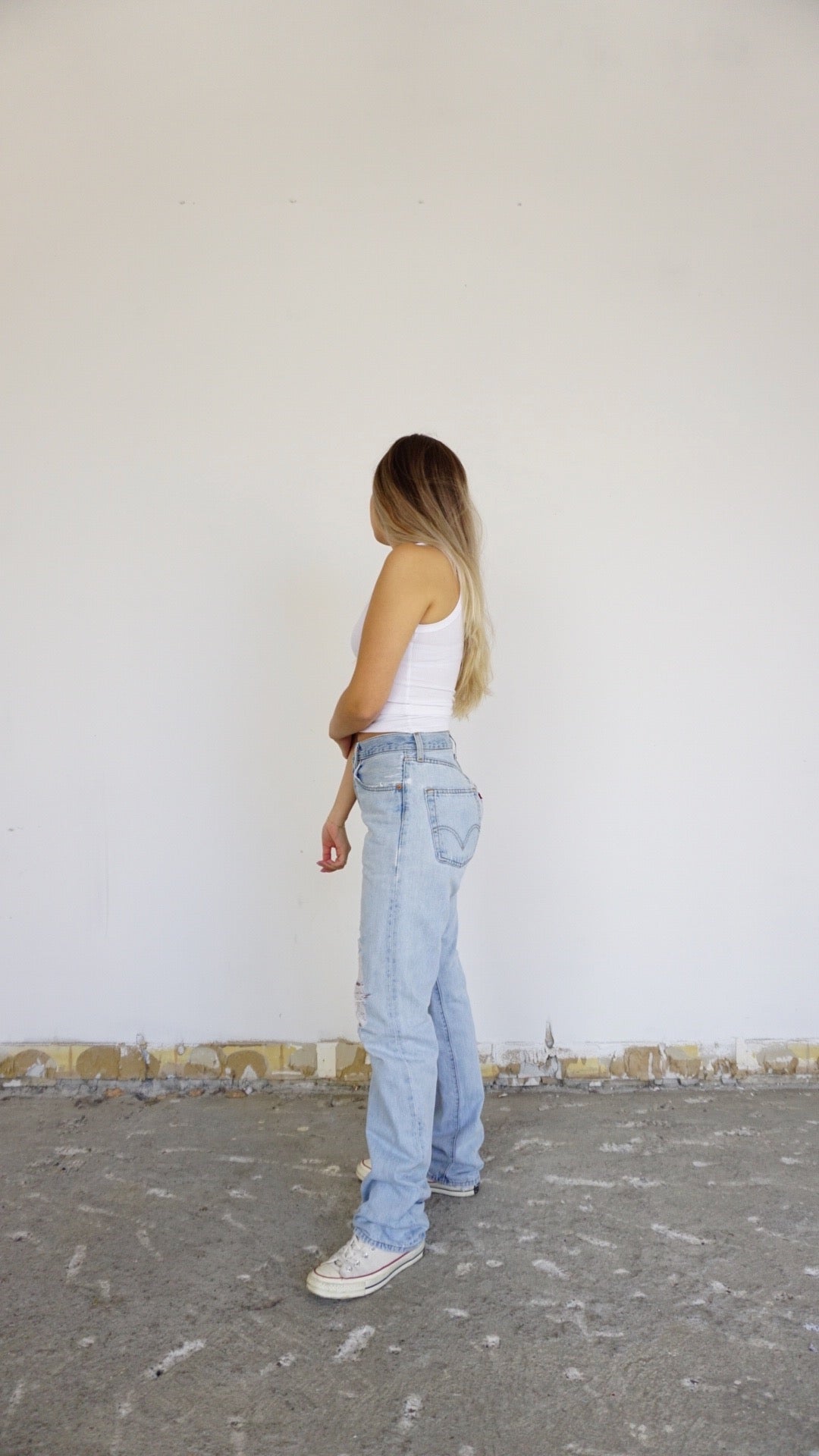 tailored levi jeans