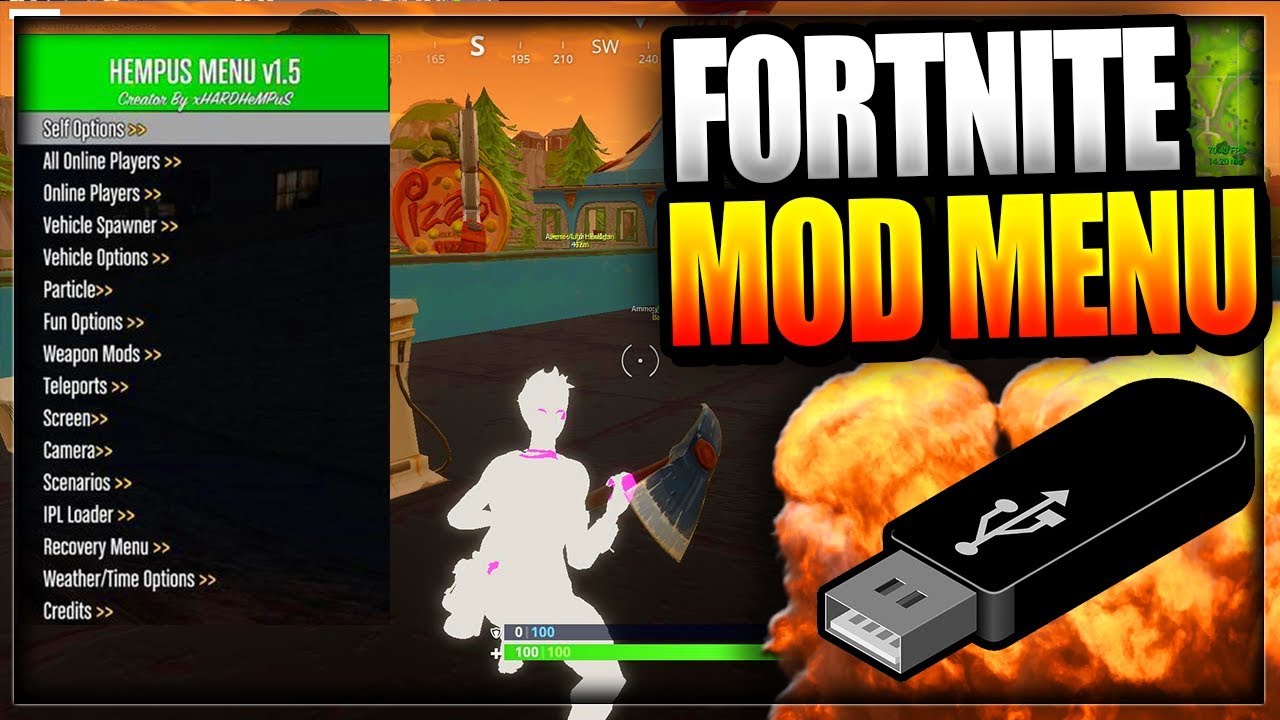 mod menu fortnite pc 2019