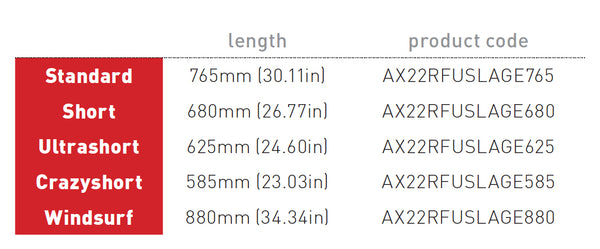 AXIS Foils Red Fuselages