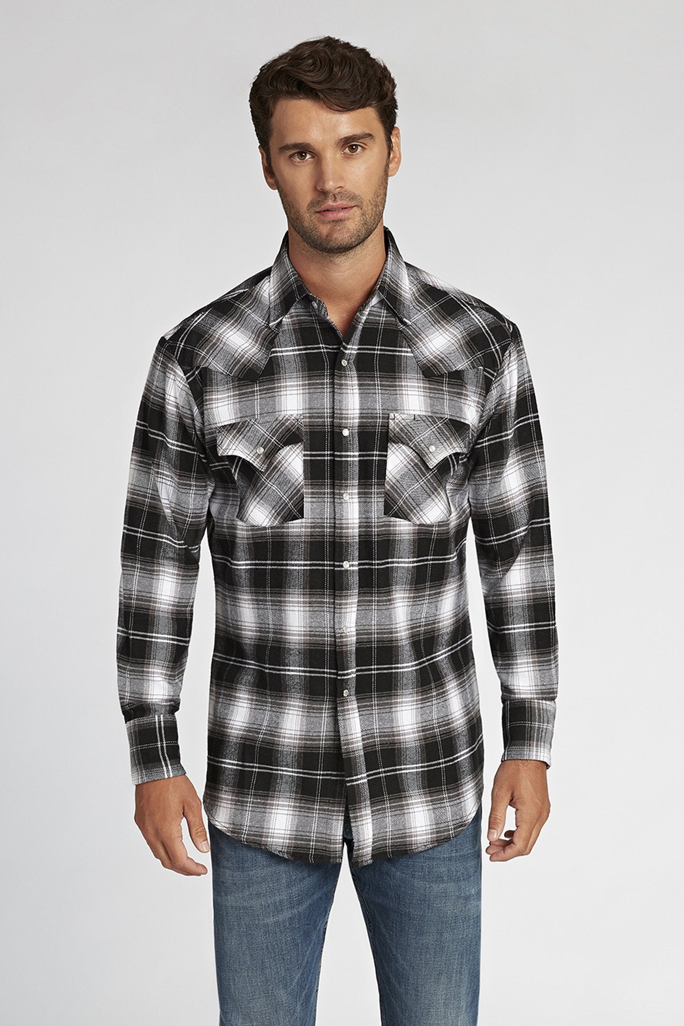 ely cattleman long sleeve snap shirt