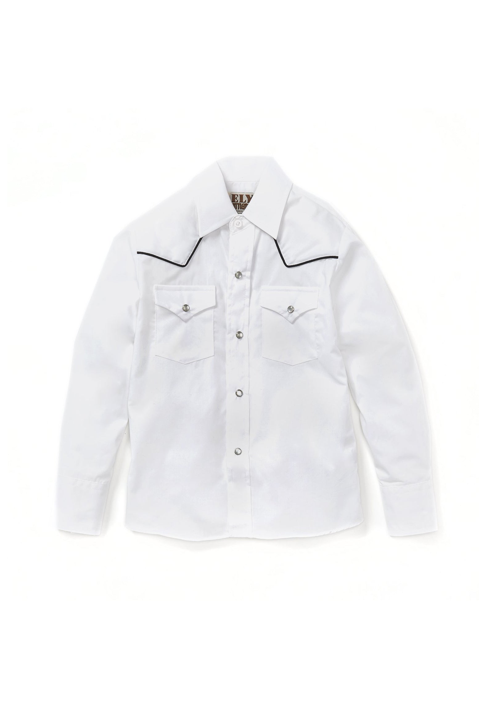 boys white western shirt