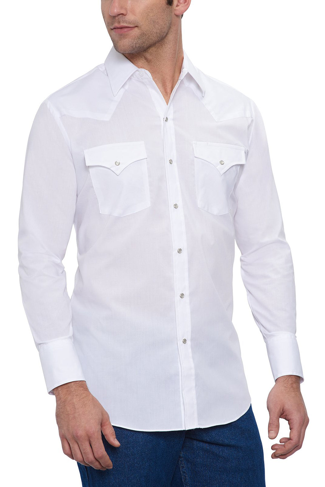 Men's Long Sleeve Solid Western Shirt | Ely Cattleman® Official