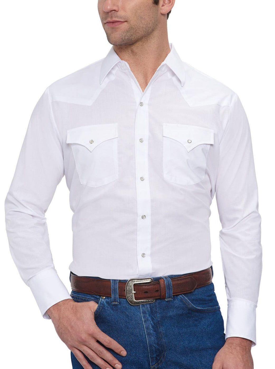 western shirt white