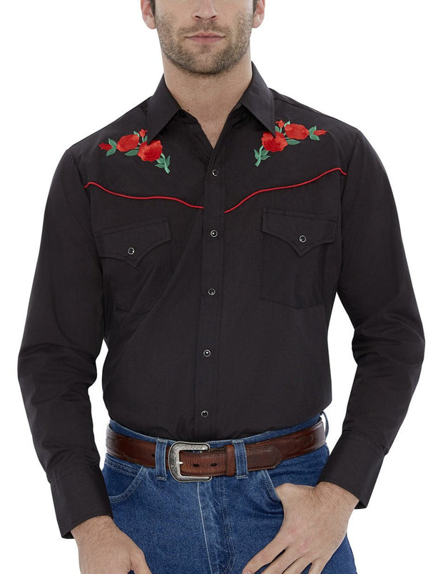 ely cattleman rose shirt