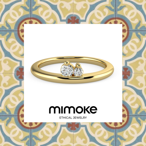 anillo bay by mimoke, anillo en oro o en plata