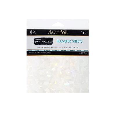 Deco Foil Transfer Sheets by Unity 6X6 12/Pkg-Gold Glitter