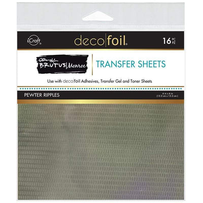 Deco Foil Kraft Toner Sheets 4X9 4/Pkg-Reverse Polka - 000943055761