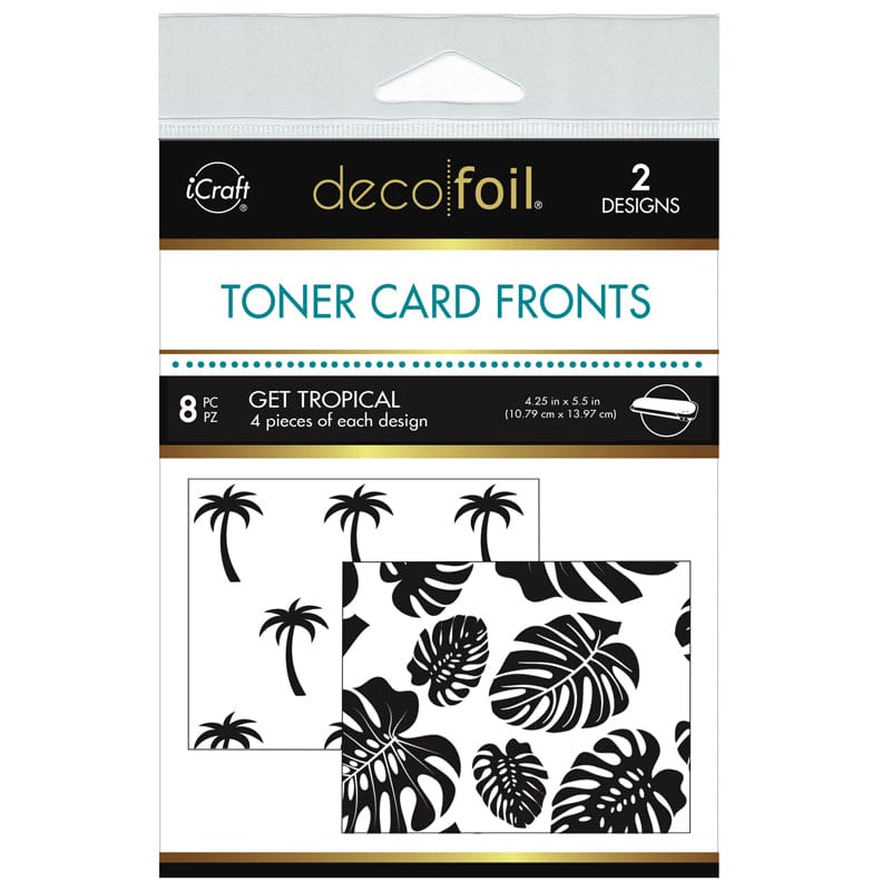 Image of Deco Foil A2 Toner Card Fronts - Get Tropical