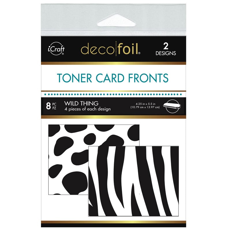 Image of Deco Foil A2 Toner Card Fronts - Wild Thing