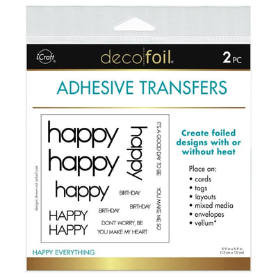 Deco Foil Adhesive Transfers by Unity {sentiments 2} - Unity Stamp Company