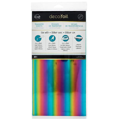 iCraft Deco Foil Transfer Sheets 5pk Gold - 000943510253