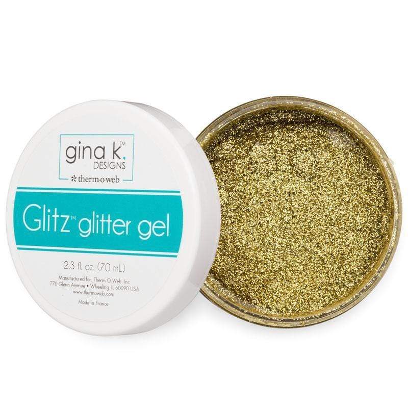 Image of Gina K. Designs Glitz Glitter Gel, Gold