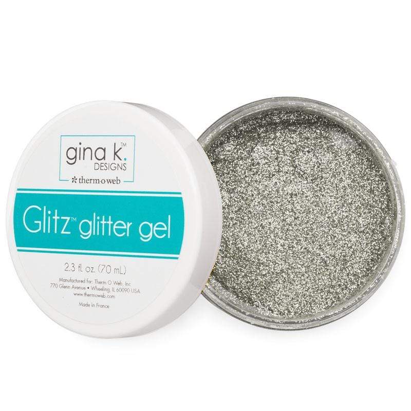 Image of Gina K. Designs Glitz Glitter Gel, Silver