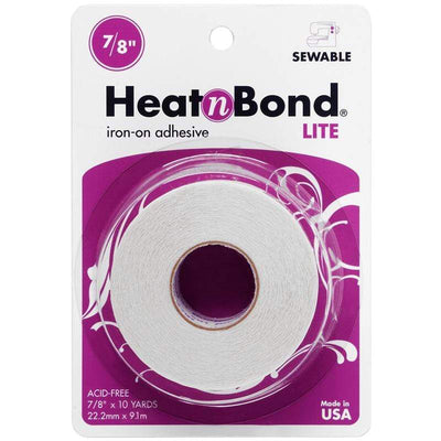 HeatnBond PeelnStick Fabric Fuse Hem Tape 5/8-inch x 20 foot Roll, Clear -  DroneUp Delivery