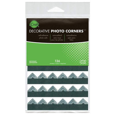 12 Sheets 288 Pcs Picture Corners for Scrapbooking,Self Adhesive Black Photo