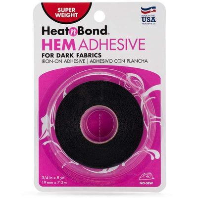 HEAT-n-BOND NO SEW - IRON ON HEM ADHESIVE LOT OF 3 (2 WHT/1 BLK) 3