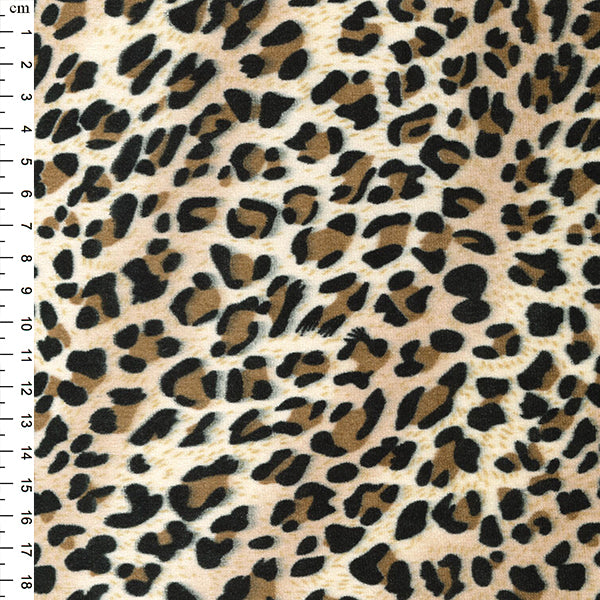 komprimeret bue Skulle Stretch Velour - Animal Print