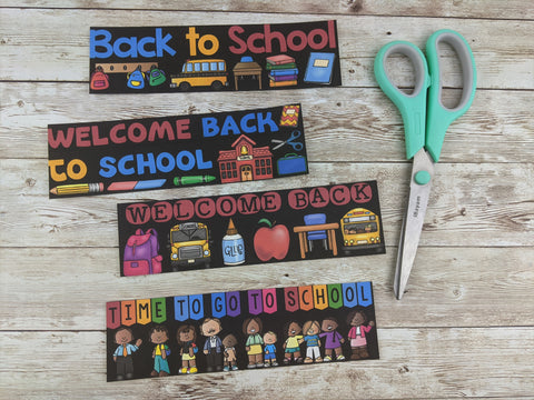 Back to school bookmarks