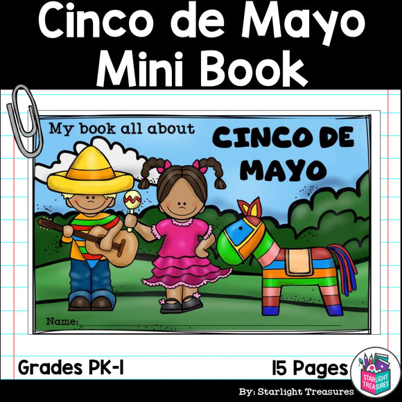 Cinco de Mayo Mini Book for Early Readers