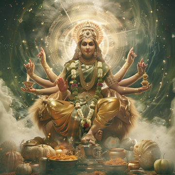 Radiance of Creation: The Fourth Day of Navratri with Goddess Kushmanda