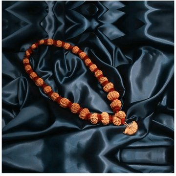 Siddha Mala with Collector Nepal Rudraksha Beads - A Confluence of Vedic Wisdom and Craftsmanship
