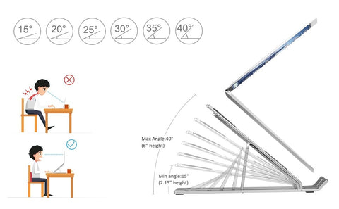 support pliant pour ordinateur portable