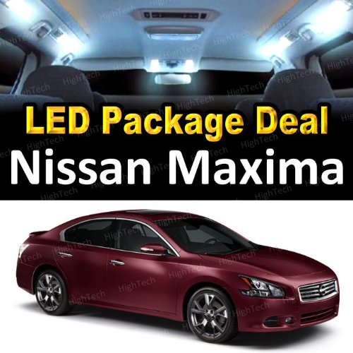 Hightechautoaccessory Led Interior Package Deal For 2010 Nissan Maxima 6 Pieces White