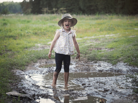Kids + mud = childhood