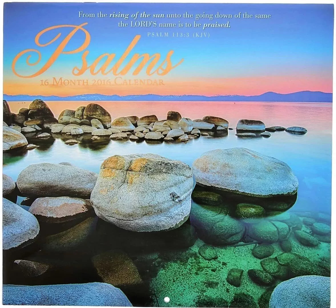 2016 Psalms 16 Month Wall Calendar