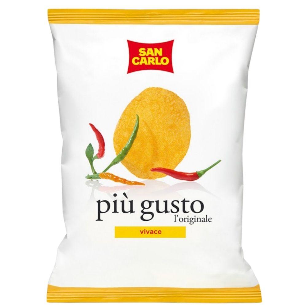 San Carlo Piu Gusto Vivace Patatine Al Gusto Di Paprika Da 50g