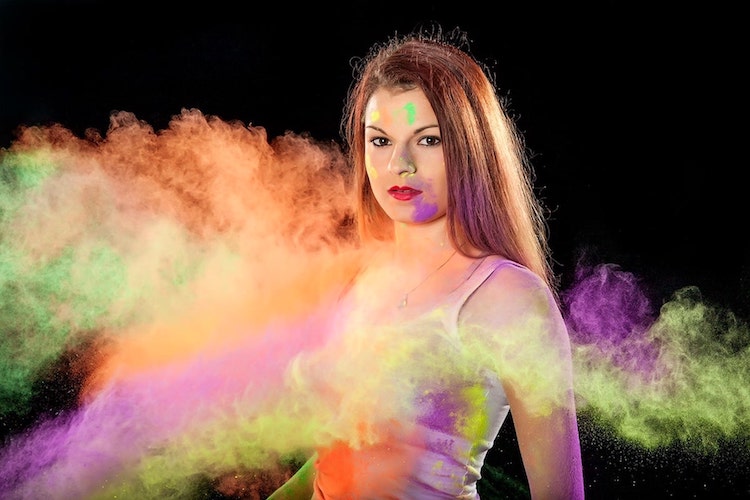 Colored Powder Photography Guide with MIOPS
