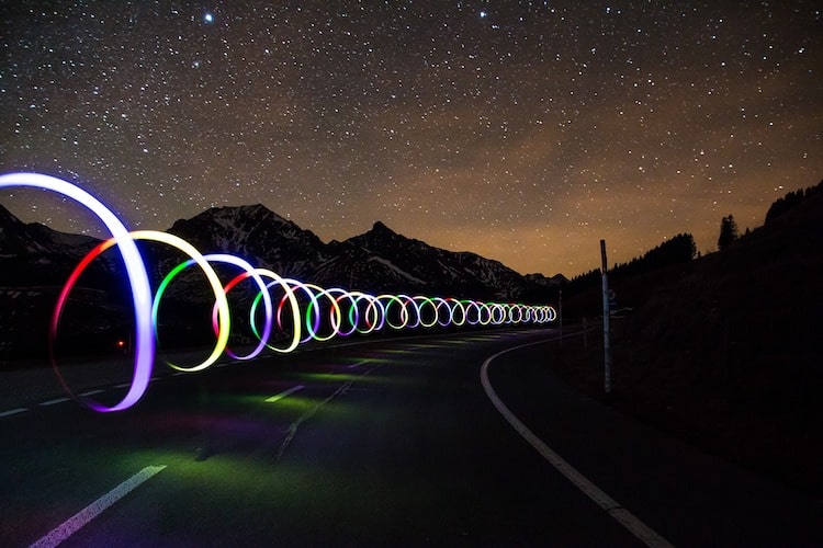 Light Painting at Night