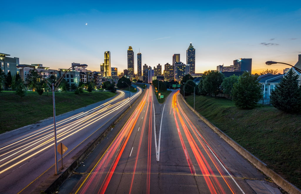 Light Trails on a Busy Highway