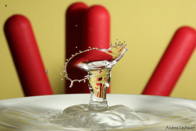 water drop photography