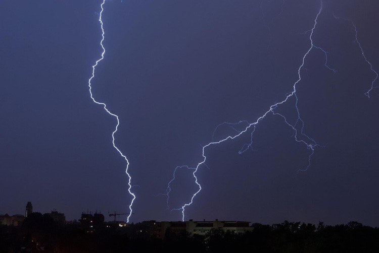 pattern of lightning