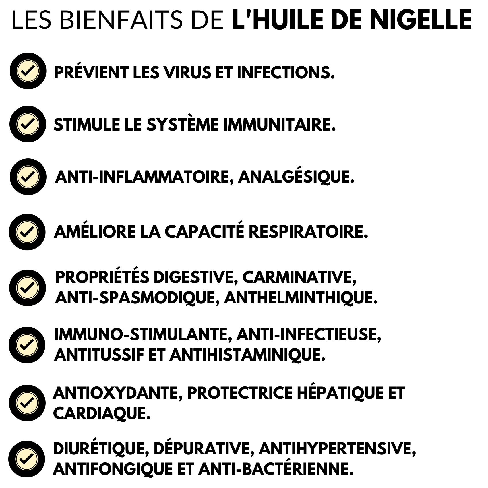 L'huile de Nigelle : composition, propriétés et utilisation