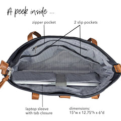 A top down view showing the inside of the Grey CarryAll Travel Bag.