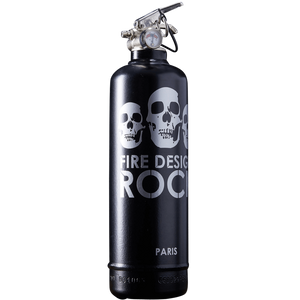 Fire Design - Fire Extinguisher Rock Black Silver