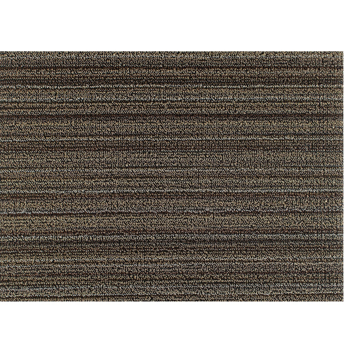 Chilewich Shag Skinny Stripe Floormat Mushroom Speranza Design