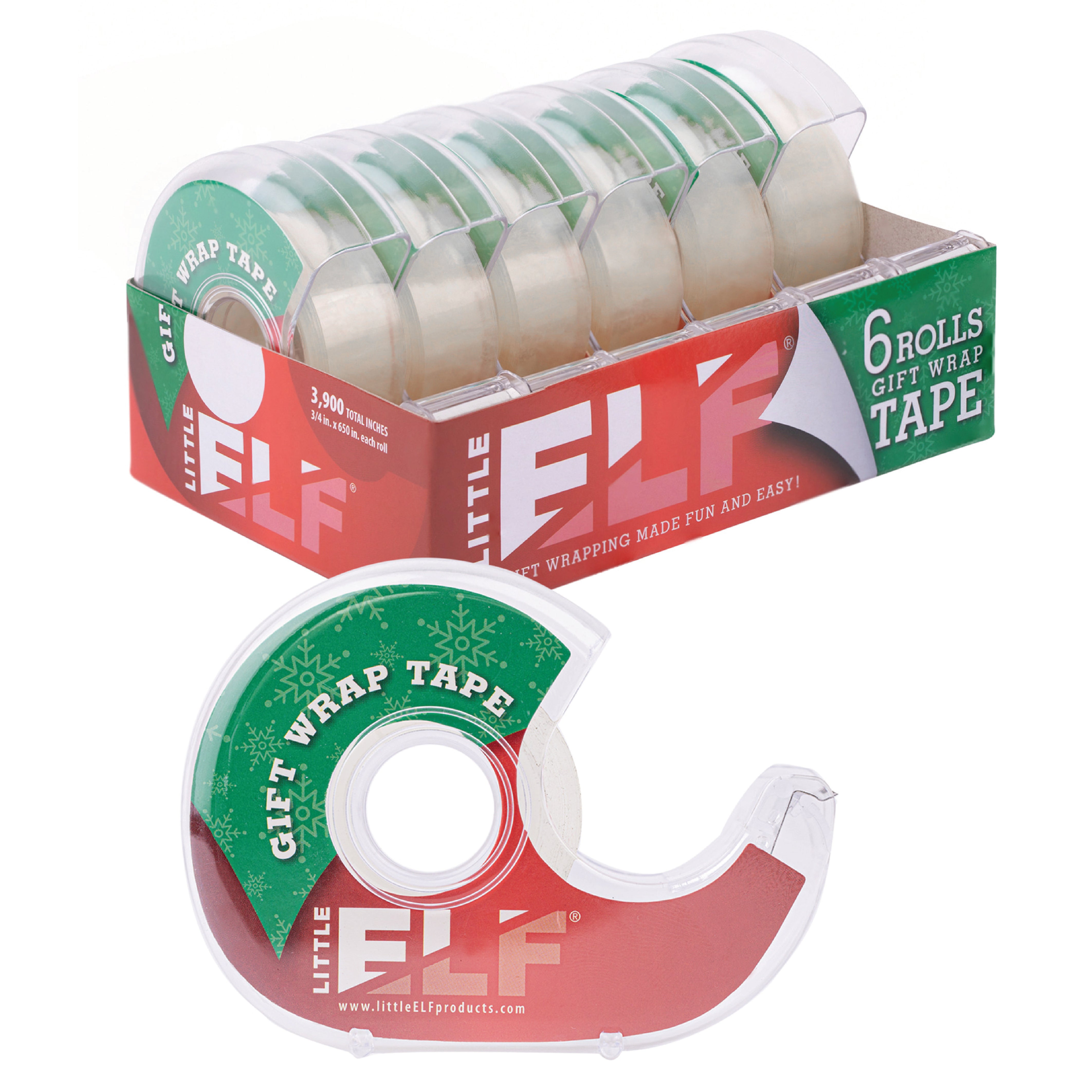 Little ELF Gift Wrap Tape (6-Rolls)