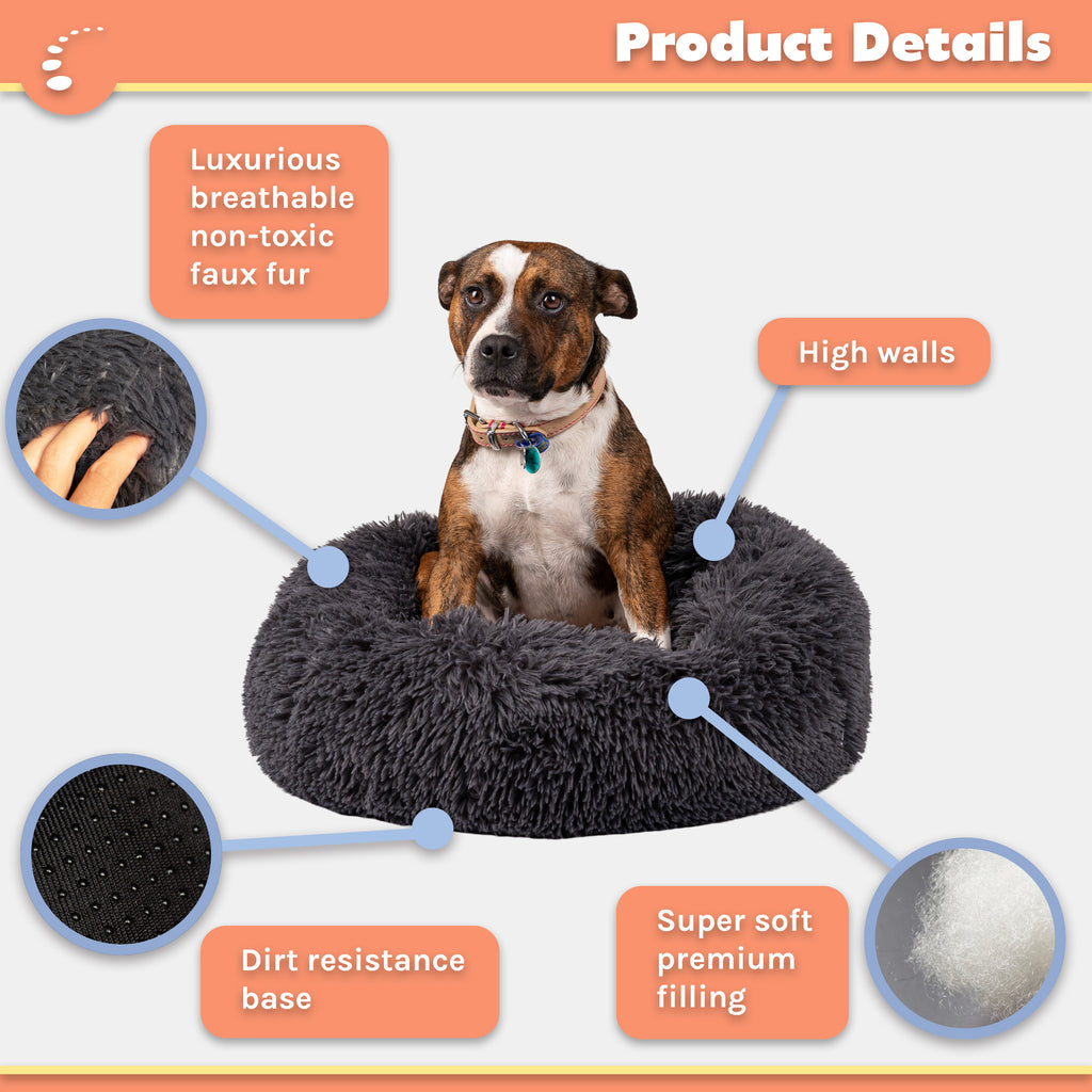 Calming Anxiety Pet Bed for Dogs & Cats - zenify.com.au